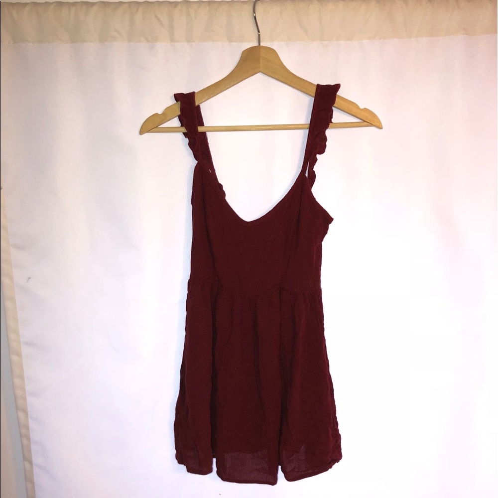 Pac sun maroon dress